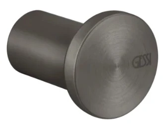 PF54821#707 Gessi 316Accessories Wand-kledinghaak Geb. Zwart Metaal PVD