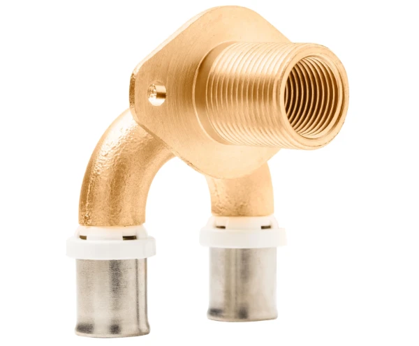 RIIFO Multi messing pers muurplaat in U vorm voor droogbouw gipsplaten FF 16 x 1/2 F x 16 mm - DWT25