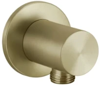 GESSI Shower316 Sortie murale coudée. Brushed Brass PVD