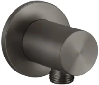 GESSI Shower316 Sortie murale coudée. Black Metal Brossé PVD