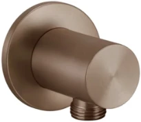Gessi Shower316 Sortie murale coudée. Cuivre Brossé PVD