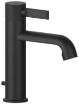 GESSI Inciso - Mitigeur lavabo, avec vidage et flexibles de raccordement. Noir XL