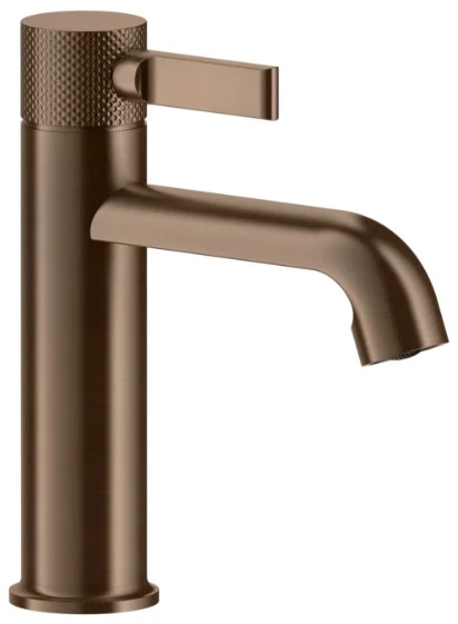 GESSI Inciso - Mitigeur lavabo, avec vidage et flexibles de raccordement. Cuivre Brossé PVD