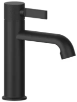 GESSI Inciso - Mitigeur lavabo, sans vidage, avec flexibles de raccordement. Noir XL
