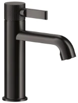 Gessi Inciso - Mitigeur lavabo, sans vidage, avec flexibles de raccordement. Black Metal Brossé PVD