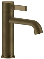 GESSI Inciso - Mitigeur lavabo, sans vidage, avec flexibles de raccordement. Antique Laiton