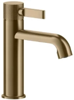 GESSI Inciso - Mitigeur lavabo, sans vidage, avec flexibles de raccordement. Warm Bronze Br. PVD