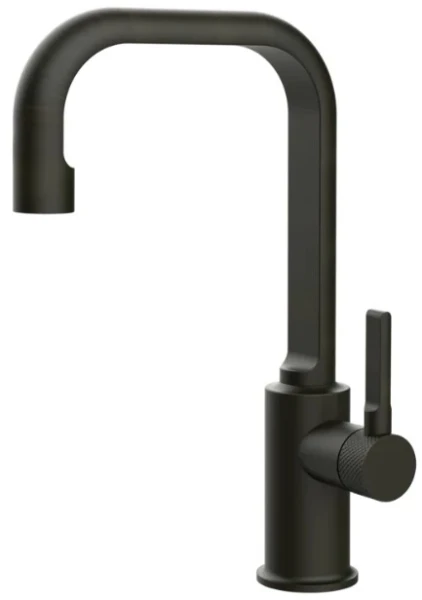GESSI Inciso - Mitigeur lavabo réhaussé, sans vidage, avec flexibles de raccordement. Aged Bronze