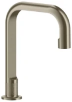 GESSI Inciso - Bec de lavabo longueur moyenne Finox Brushed Nickel