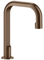 Gessi Inciso - Bec de lavabo longueur moyenne Cuivre Brossé PVD