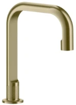 GESSI Inciso - Bec de lavabo longueur moyenne Brushed Brass PVD