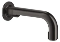 GESSI Inciso - Bec de bagnoire mural latéral Black Metal Brossé PVD