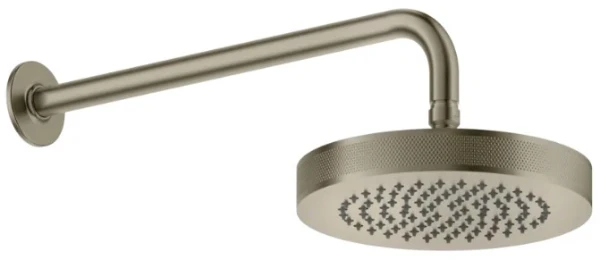 GESSI Inciso Shower Douchette anticalcaire laterale orientable. Finox Brushed Nickel
