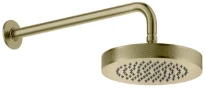 GESSI Inciso Shower Douchette anticalcaire laterale orientable. Brushed Brass PVD