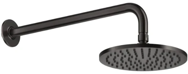 GESSI Inciso Shower Douchette anticalcaire laterale orientable. Black Metal Brossé PVD