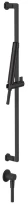 GESSI Inciso Shower Barre de douche complète avec douchette anticalcaire, flexibles 1,50 m et sortie murale coudée. Aged Bronze