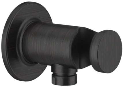 GESSI Inciso Shower Sortie murale coudée avec support fixe pour douchette. Aged Bronze