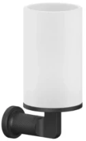 GESSI Inciso Accessories Porte-verre mural blanc. Noir XL