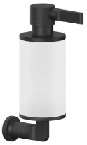 GESSI Inciso Accessories Distributeur de savon liquide mural blanc. Noir XL