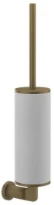 GESSI Inciso Accessories Porte-balayette mural blanche. Antique Laiton