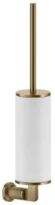 GESSI Inciso Accessories Porte-balayette mural blanche. Warm Bronze Br. PVD