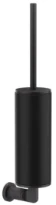 GESSI Inciso Accessories Porte-balayette mural noir. Aged Bronze
