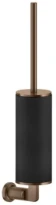 Gessi Inciso Accessoires Porte-brosse mural noir. Cuivre Brossé PVD