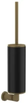 GESSI Inciso Accessories Porte-balayette mural noir. Antique Laiton