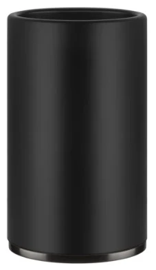 GESSI Inciso Accessories Porte-verre à poser noir. Black Metal Brossé PVD