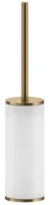 GESSI Inciso Accessories Porte-balayette à poser blanche. Warm Bronze Br. PVD