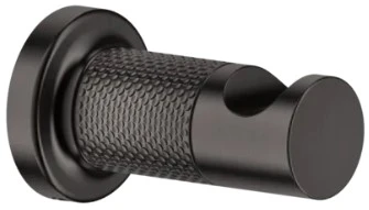 Gessi Inciso Accessoires Patère. Black Metal Brossé PVD