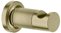 GESSI Inciso Accessories Patère. Brushed Brass PVD