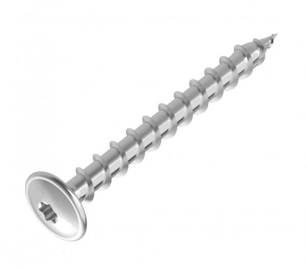 Blubase schotelkopschroef Torx 8 x 60 mm (doos 100st) - inox - prijs per stuk