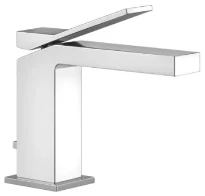 Gessi Rettangolo K Mitigeur lavabo, avec vidage et flexibles de raccordement. chromé