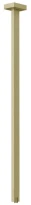 GESSI Rettangolo K Bec au plafond à compléter par un mitigeur à commande séparée. Brushed Brass PVD