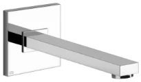 GESSI Rettangolo K Bec mural à compléter par un mitigeur à commande séparée. chromé