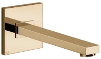 GESSI Rettangolo K Bec mural à compléter par un mitigeur à commande séparée. Warm Bronze PVD