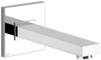 GESSI Rettangolo K Bec pour baignoire mural à compléter d'un mitigeur à commande séparée. chromé