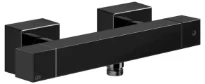 GESSI Rettangolo K Mitigeur thermostatique douche apparent. Black Metal PVD