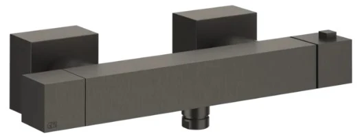 GESSI Rettangolo K Mitigeur thermostatique douche apparent. Black Metal Brossé PVD