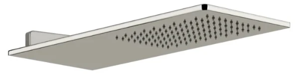 GESSI Rettangolo Shower Pomme de douche anticalcaire Mirror Steel