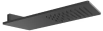 GESSI Rettangolo Shower Pomme de douche anticalcaire Noir XL