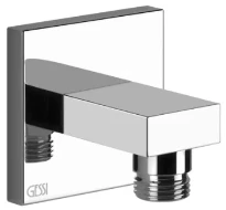 GESSI Rettangolo Shower Sortie murale coudée. chromé