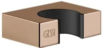 GESSI Rettangolo Shower Support mural fixe pour douchette. Cuivre PVD