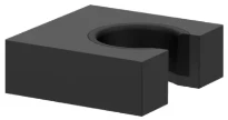 GESSI Rettangolo Shower Support mural fixe pour douchette. Noir XL