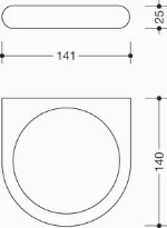 HEWI support pour insert porte-savon, edition mat, blanc pur