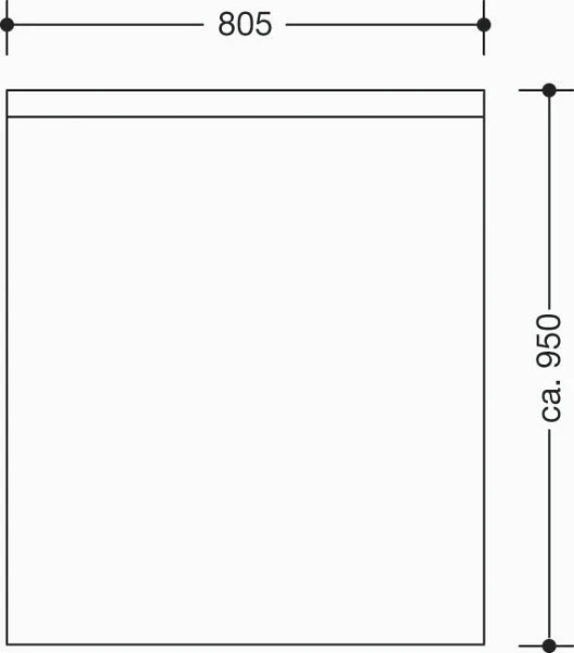 HEWI rideau pour tringle et rideau douche ,blanc/argnt