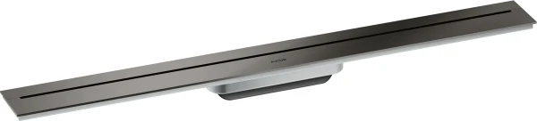 Hansgrohe Axor Drain set de finition caniveau de douche 800 mm - pour montage mural - Polished Black Chrome