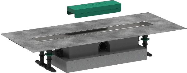 Hansgrohe uBox set complet 600 mm - pour installation à plat