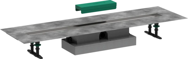 Hansgrohe uBox set complet 900 mm - pour installation à plat